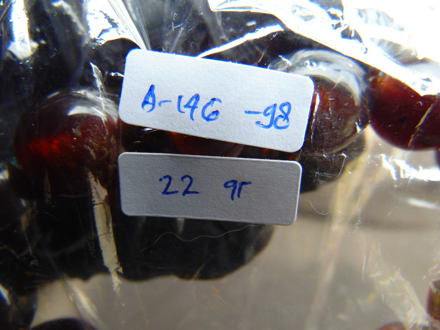 22 gram 14 Beads Mala Bracelet Indonesian amber 13x16 mm for Healing A14G98