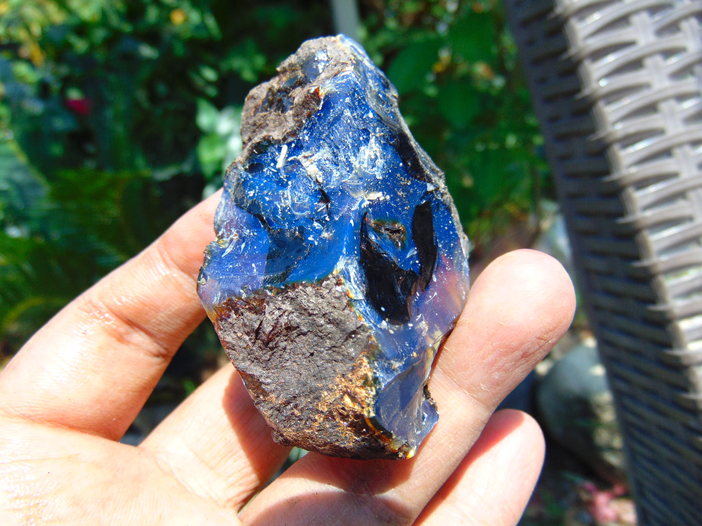 27 gram Rough Raw Indonesian Blue Amber for Healing AGRB64
