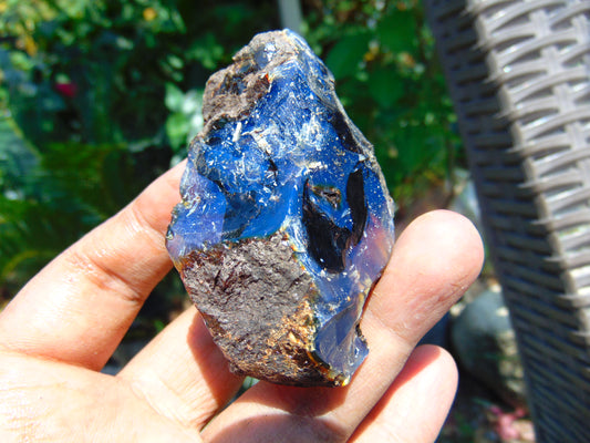 27 gram Rough Raw Indonesian Blue Amber for Healing AGRB64