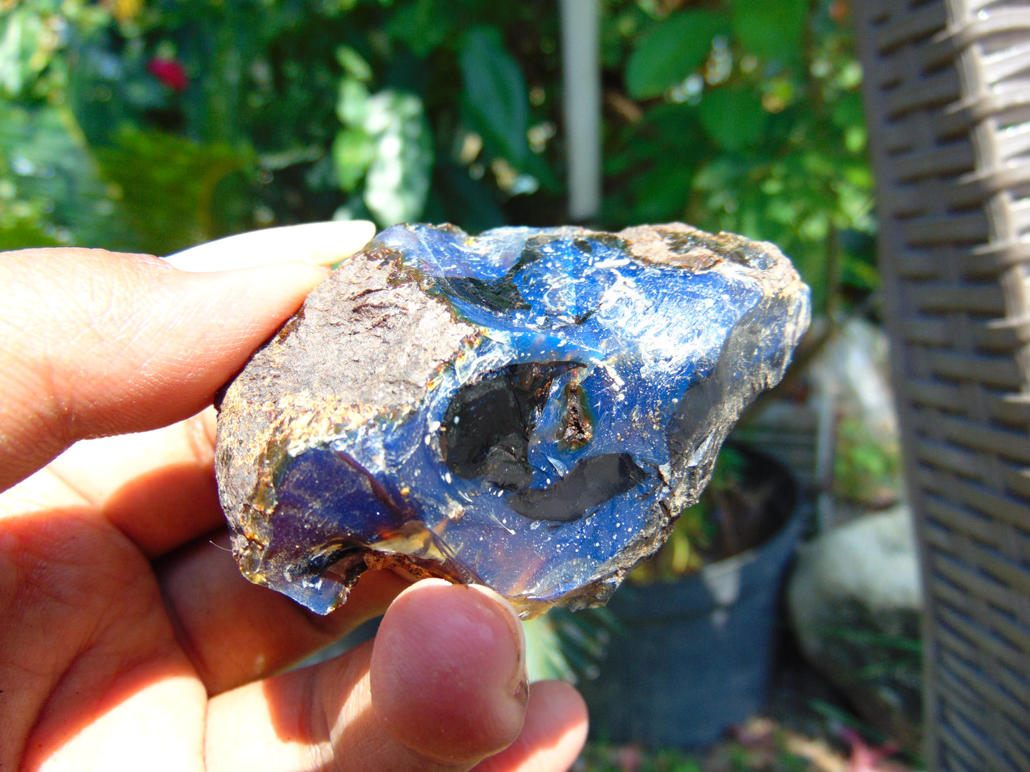 27 gram Rough Raw Indonesian Blue Amber for Healing AGRB64