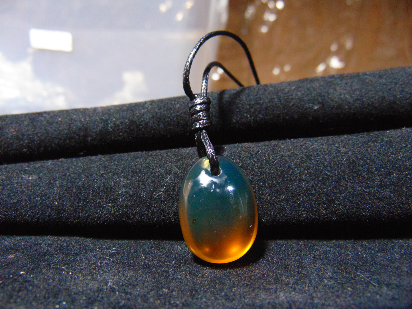2 gram Pendant Indonesian Blue Amber for Healing PAA128