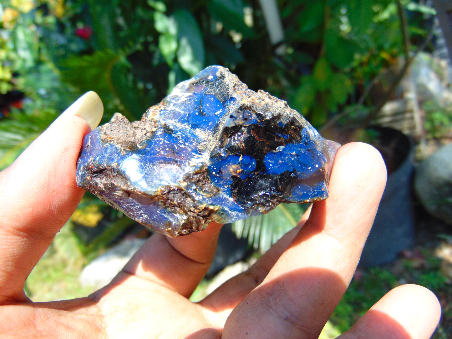 27 gram Rough Raw Indonesian Blue Amber for Healing AGRB64