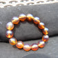 24 gram 14 Beads Mala Bracelet Indonesian amber 13x16 mm for Healing A14G74