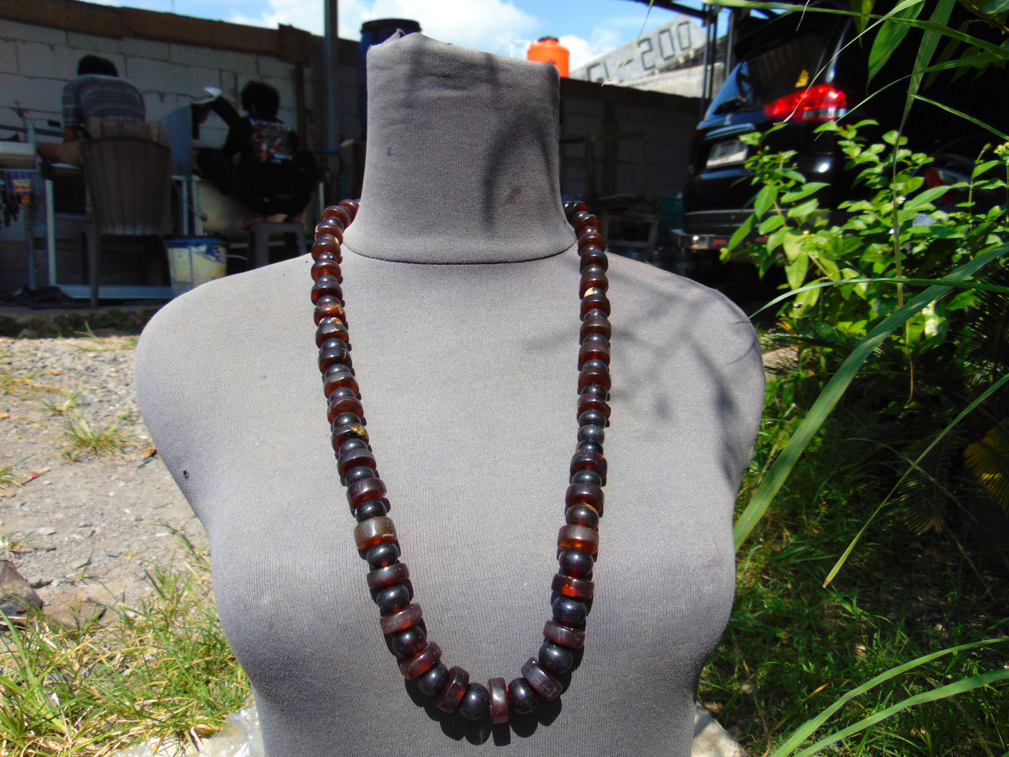 74 gram Small Beads Combination Necklace Indonesian Amber for Healing No.12
