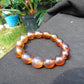 24 gram 14 Beads Mala Bracelet Indonesian amber 13x16 mm for Healing A14G74