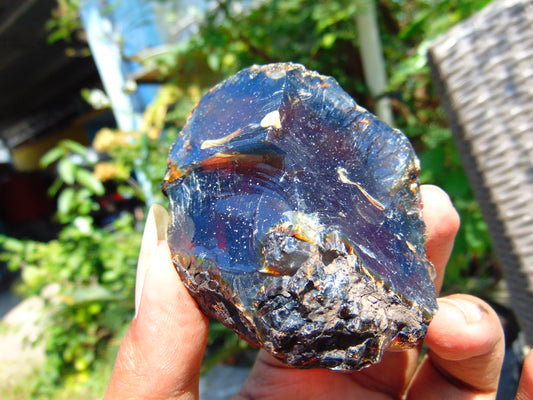67 gram Rough Raw Indonesian Blue Amber for Healing AGRB73