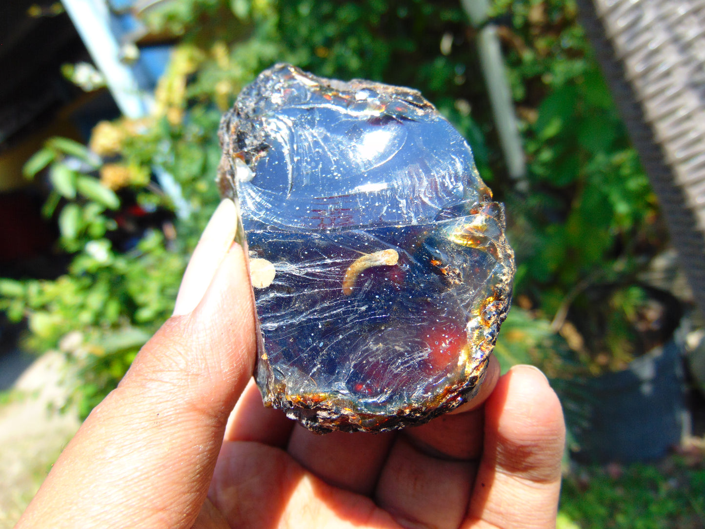 67 gram Rough Raw Indonesian Blue Amber for Healing AGRB73