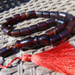 56 gr Komboloi Rosary 22+1 Beads Indonesian Blue Blue Amber for Healing 26COA08