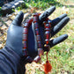 56 gr Komboloi Rosary 22+1 Beads Indonesian Blue Blue Amber for Healing 26COA08