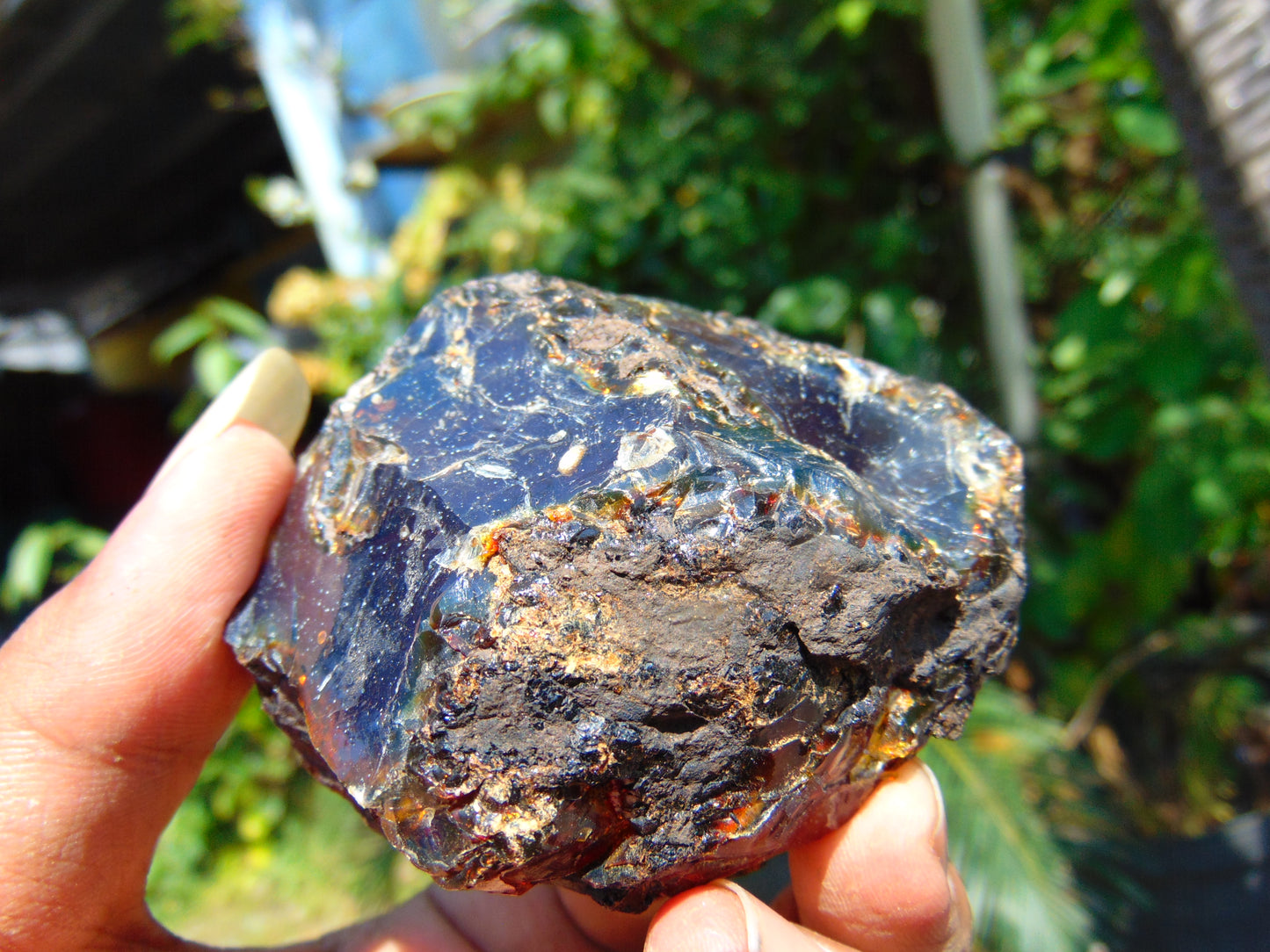 67 gram Rough Raw Indonesian Blue Amber for Healing AGRB73