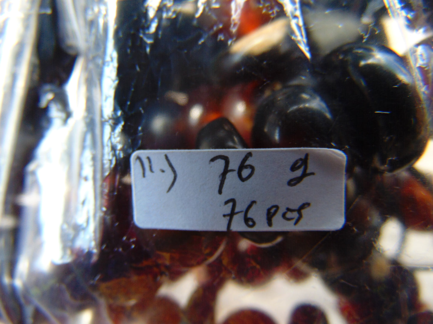 76 gram Small Beads Combination Necklace Indonesian Amber for Healing No.11