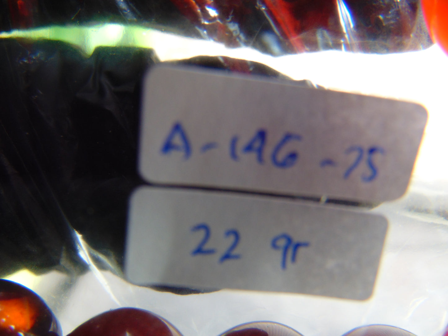 22 gram 14 Beads Mala Bracelet Indonesian amber 13x16 mm for Healing A14675