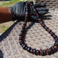 71 gr Small Beads Combination Necklace Indonesian Dark Red Amber for Healing NC8