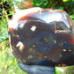 3155 gr Full Polished Indonesia Dark Green Blue Amber for Healing 26ML189