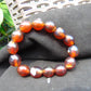 23 gram 14 Beads Mala Bracelet Indonesian amber 13x16 mm for Healing A14G78
