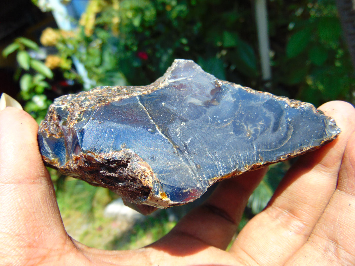 133 gram Rough Raw Indonesian Blue Amber for Healing AGRB24
