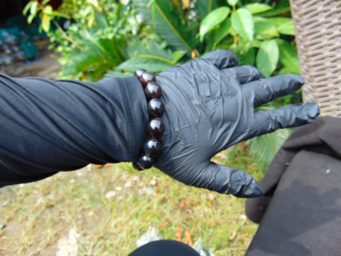 24 gram 14 Beads Mala Bracelet Indonesian amber 13x16 mm for Healing A14G83