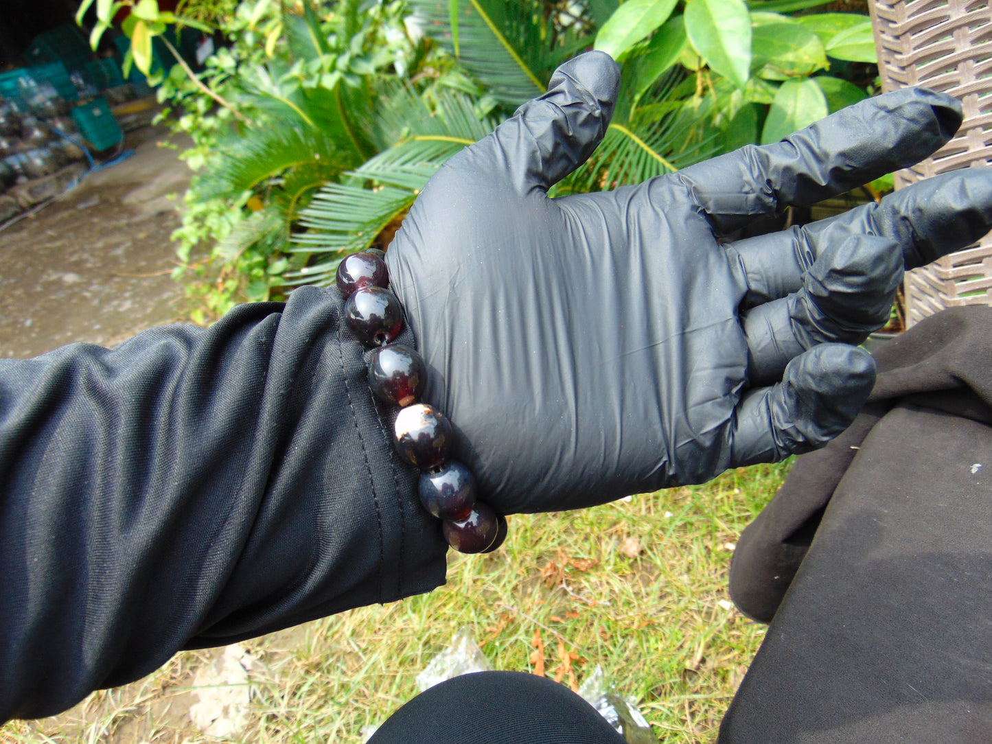 24 gram 14 Beads Mala Bracelet Indonesian amber 13x16 mm for Healing A14G83