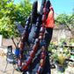 93 gr Tasbih Mesbah Rosary 33+2 Beads Indonesian Blue Cherry Red Amber for Healing 26TBA11
