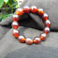 22 gram 14 Beads Mala Bracelet Indonesian amber 13x16 mm for Healing A14G101