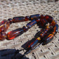 84 gr Small Necklace beads Indonesian Blue Amber for Healing 26NA24
