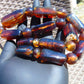 84 gr Small Necklace beads Indonesian Blue Amber for Healing 26NA24