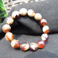 25 gram 14 Beads Mala Bracelet Indonesian amber 13x16 mm for Healing A14G81
