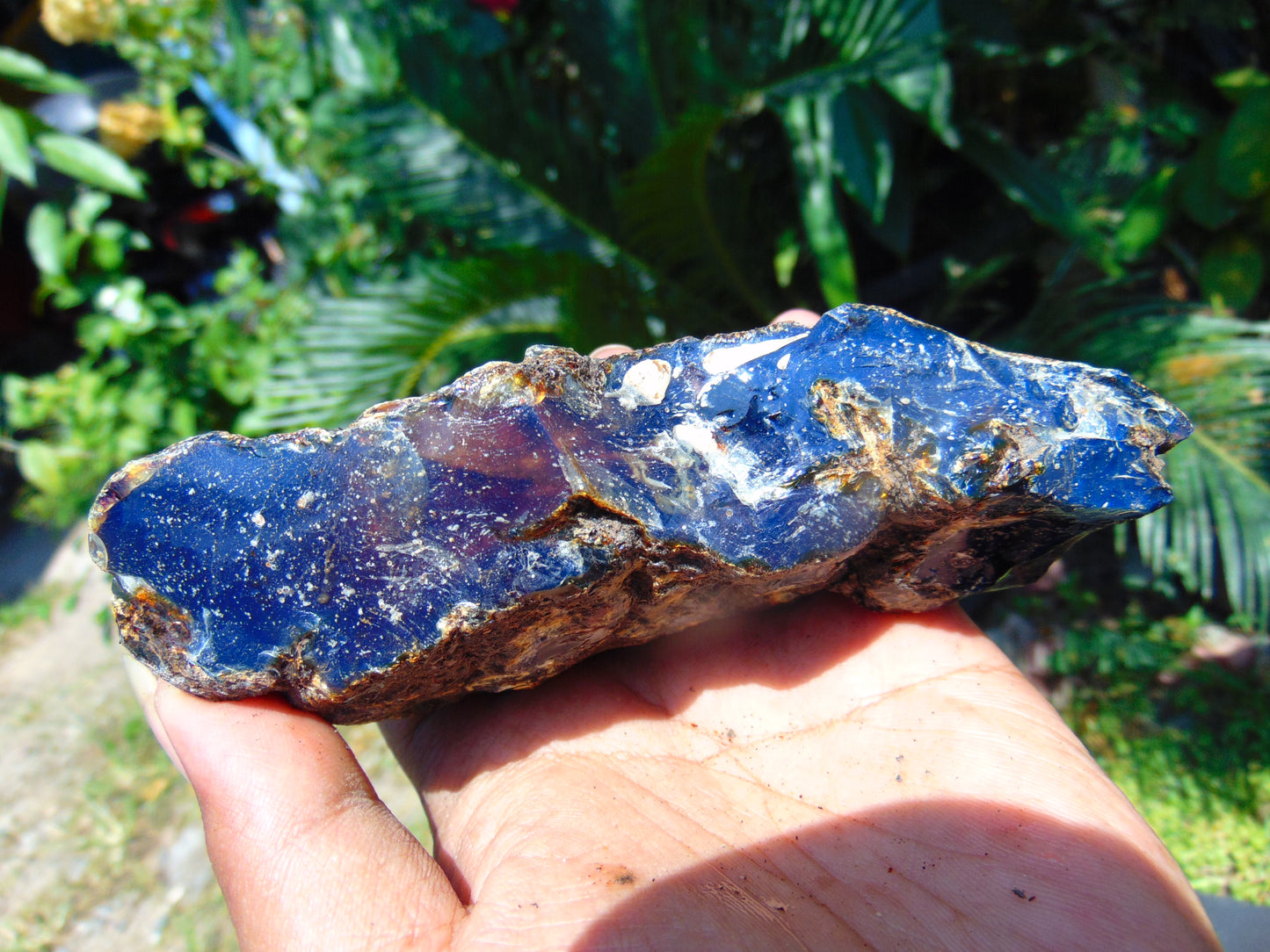 129 gram Rough Raw Indonesian Blue Amber for Healing AGRB25
