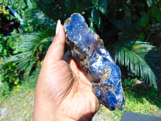 129 gram Rough Raw Indonesian Blue Amber for Healing AGRB25