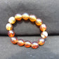 23 gram 14 Beads Mala Bracelet Indonesian amber 13x16 mm for Healing A14G88