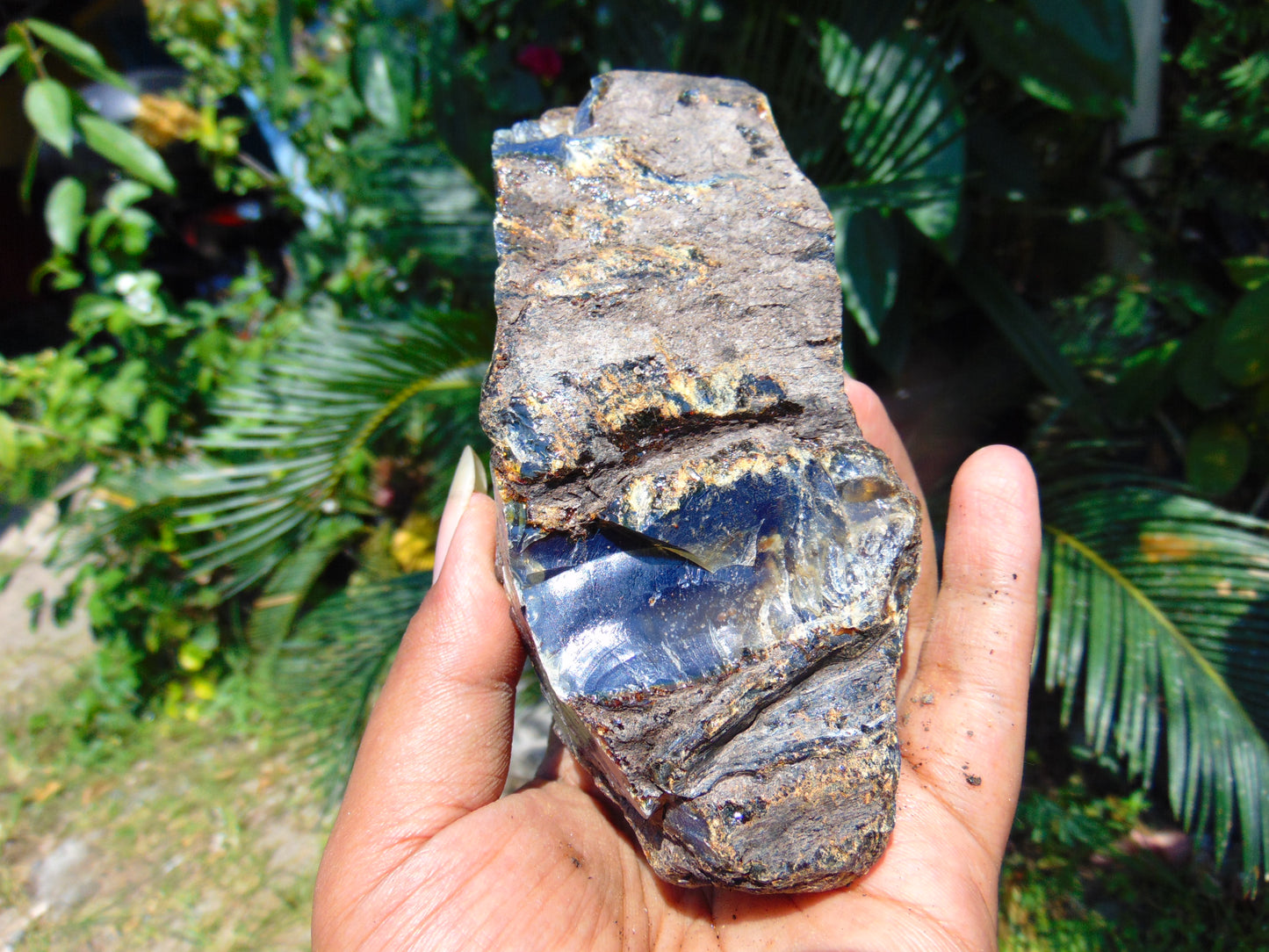 129 gram Rough Raw Indonesian Blue Amber for Healing AGRB25