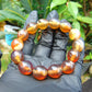 23 gram 14 Beads Mala Bracelet Indonesian amber 13x16 mm for Healing A14G88