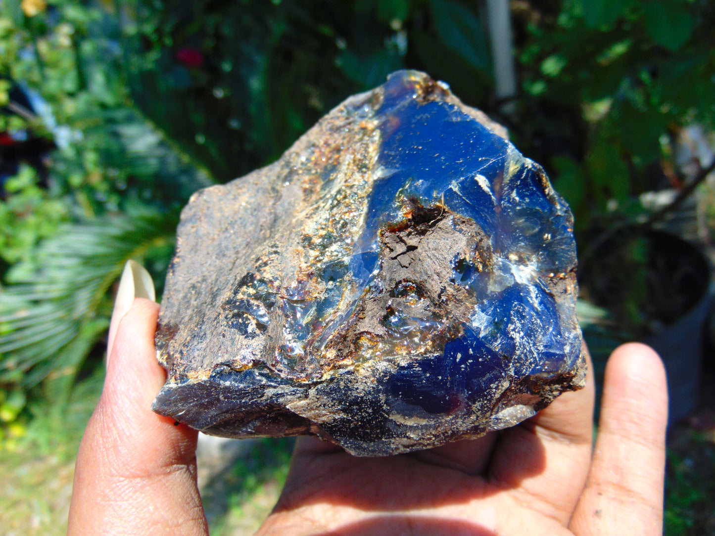 102 gram Rough Raw Indonesian Blue Amber for Healing AGRB27