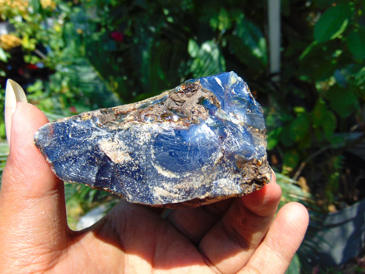 102 gram Rough Raw Indonesian Blue Amber for Healing AGRB27
