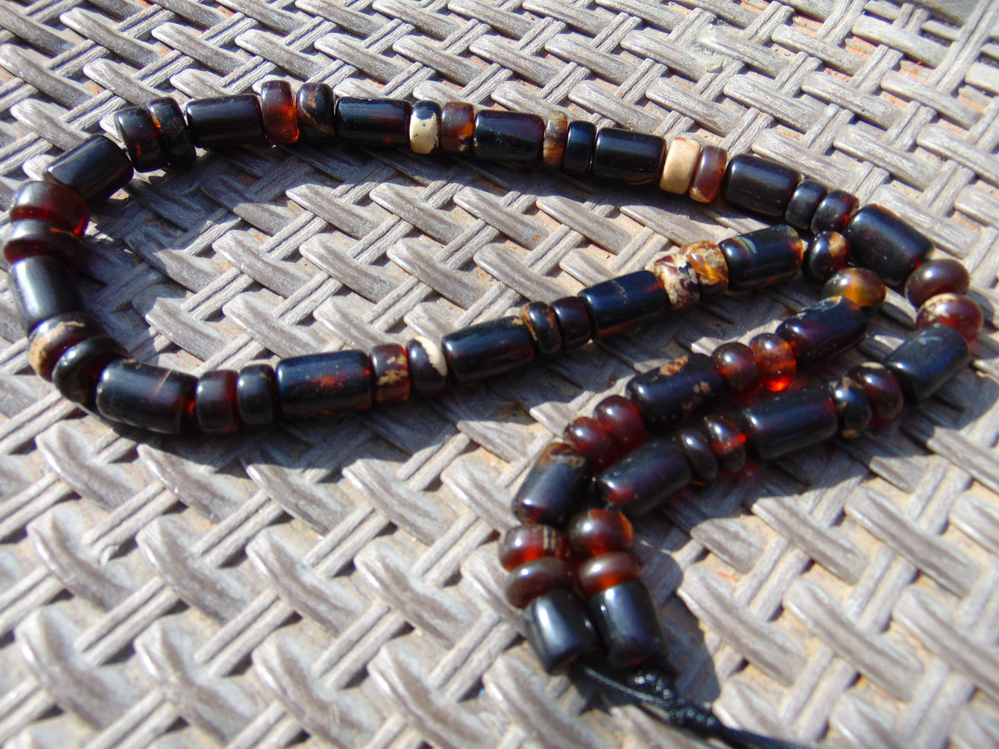 67 gram Small Beads Combination Necklace Indonesian Amber for Healing No.28