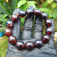 22 gram 14 Beads Mala Bracelet Indonesian amber 13x16 mm for Healing A14G107