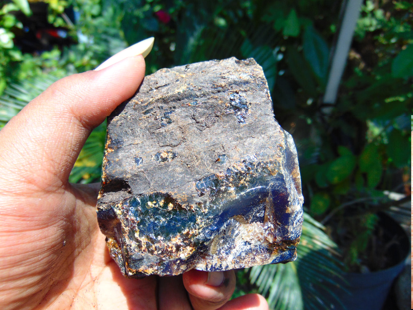 102 gram Rough Raw Indonesian Blue Amber for Healing AGRB27