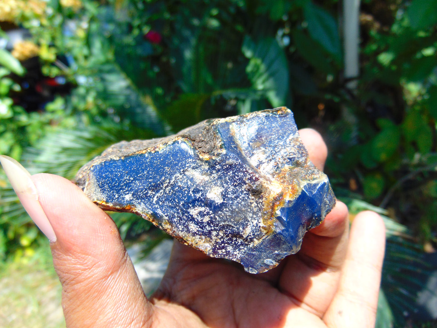 102 gram Rough Raw Indonesian Blue Amber for Healing AGRB27