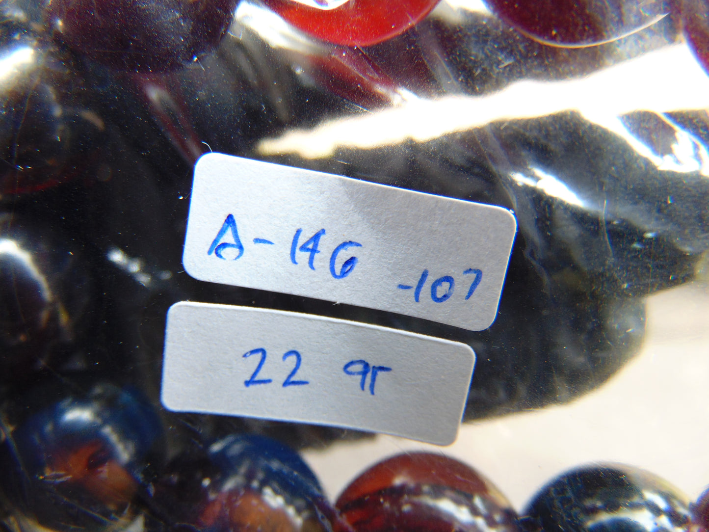 22 gram 14 Beads Mala Bracelet Indonesian amber 13x16 mm for Healing A14G107