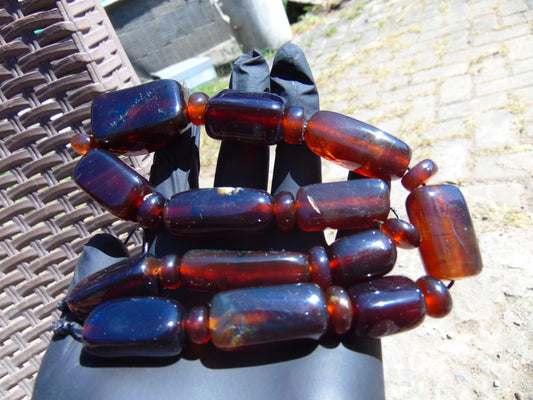 74 gr Small Necklace beads Indonesian Crystal Amber for Healing 26NA30