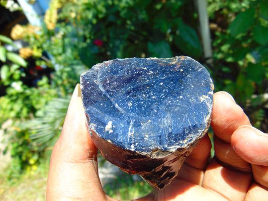 74 gram Rough Raw Indonesian Blue Amber for Healing AGRB39