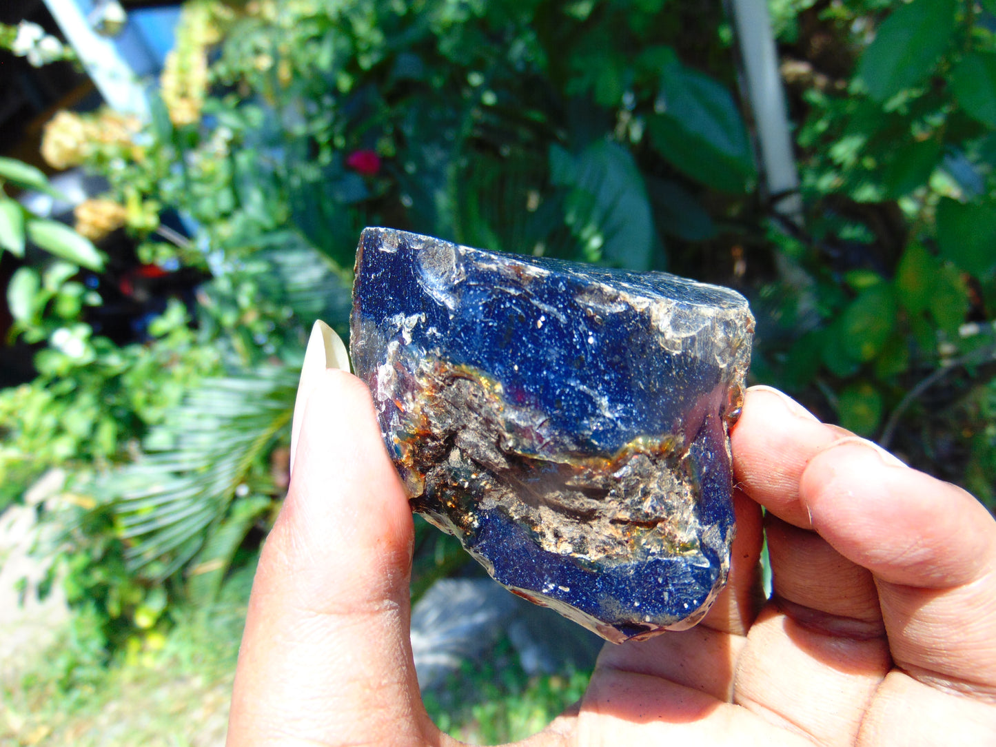 74 gram Rough Raw Indonesian Blue Amber for Healing AGRB39