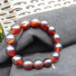 22 gram 14 Beads Mala Bracelet Indonesian amber 13x16 mm for Healing A14G84