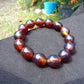 22 gram 14 Beads Mala Bracelet Indonesian amber 13x16 mm for Healing A14G84