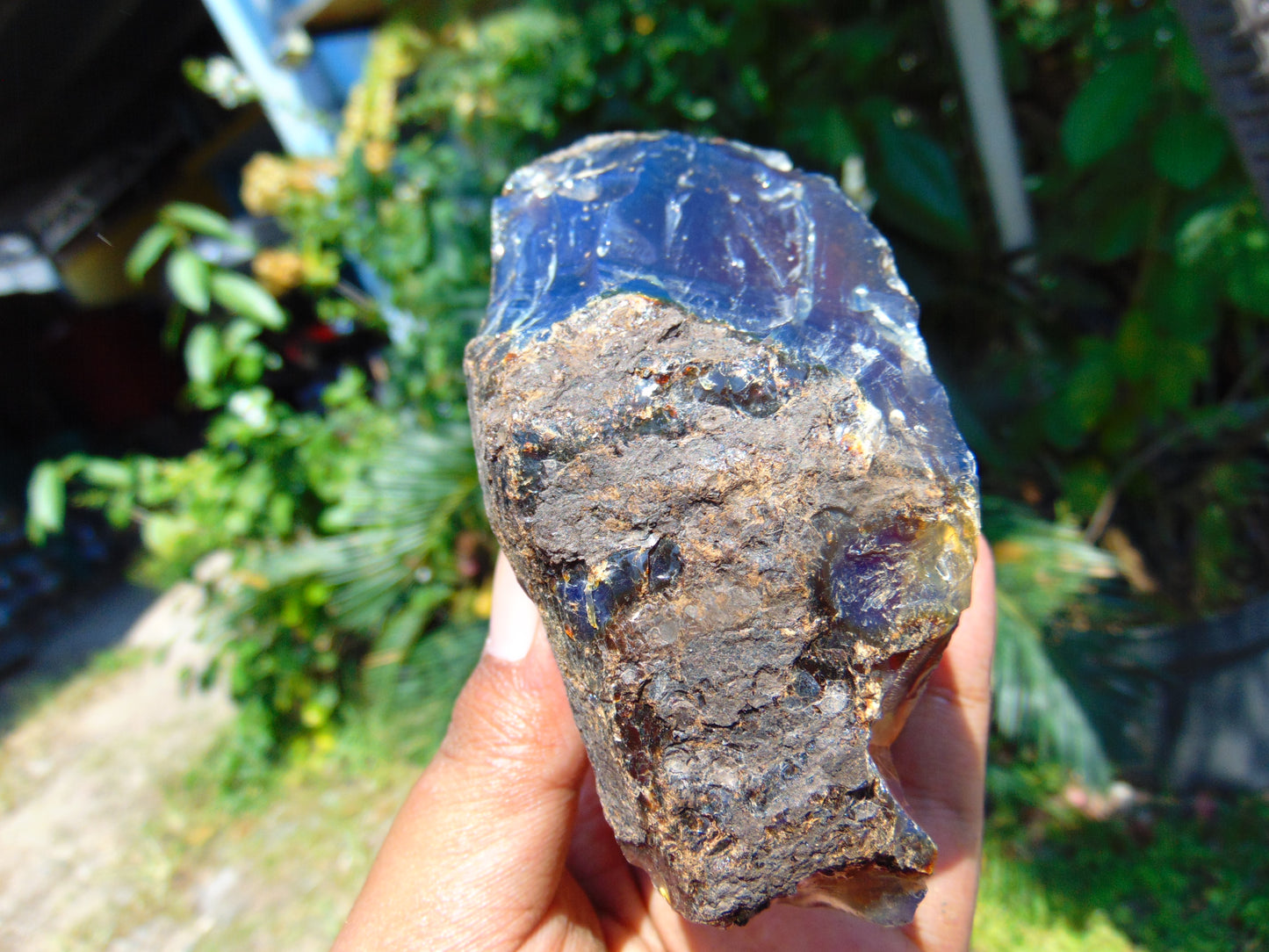 130 gram Rough Raw Indonesian Blue Amber for Healing AGRB26