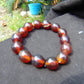 24 gram 14 Beads Mala Bracelet Indonesian amber 13x16 mm for Healing A14G79