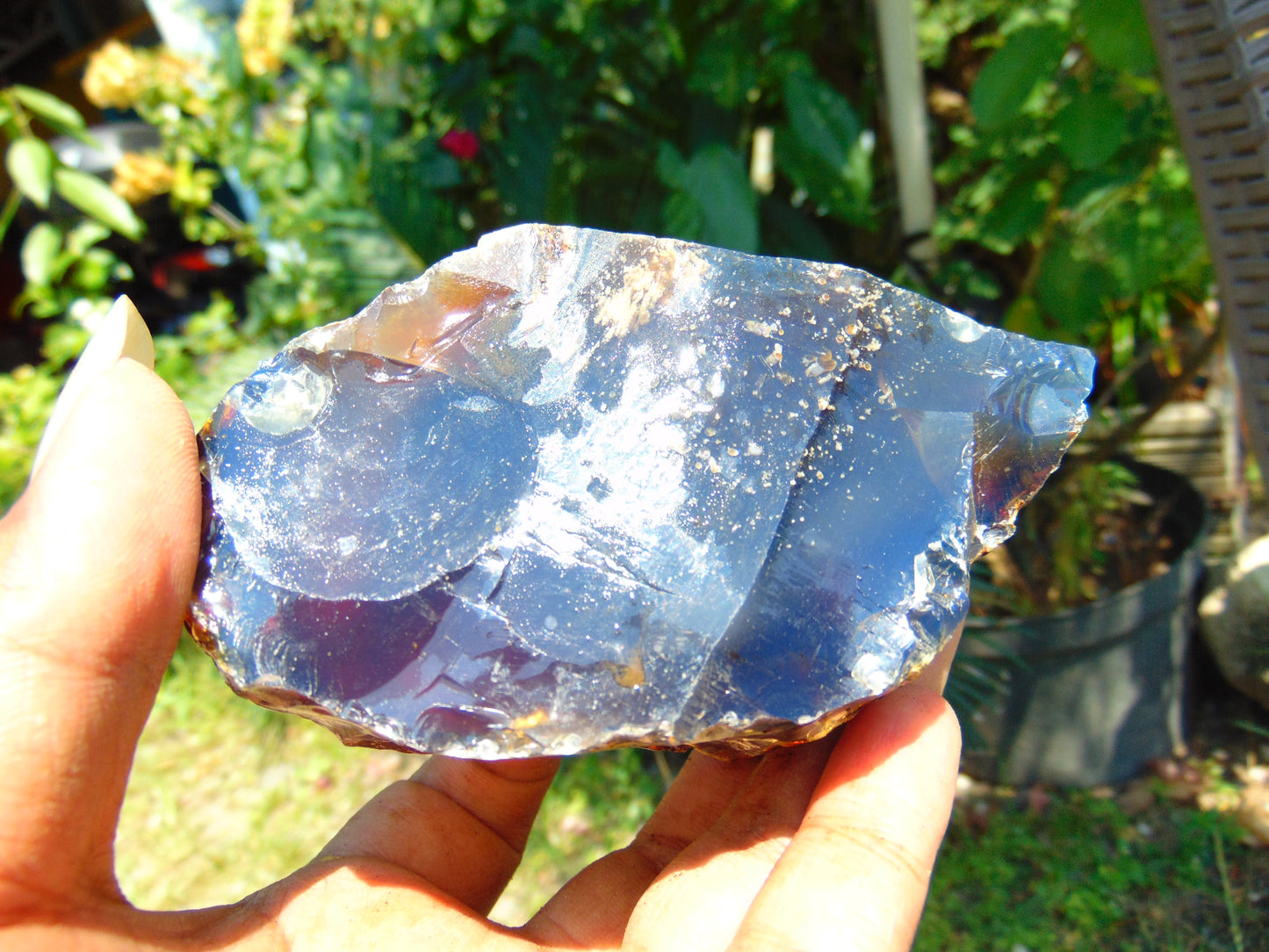 130 gram Rough Raw Indonesian Blue Amber for Healing AGRB26