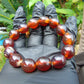 24 gram 14 Beads Mala Bracelet Indonesian amber 13x16 mm for Healing A14G79