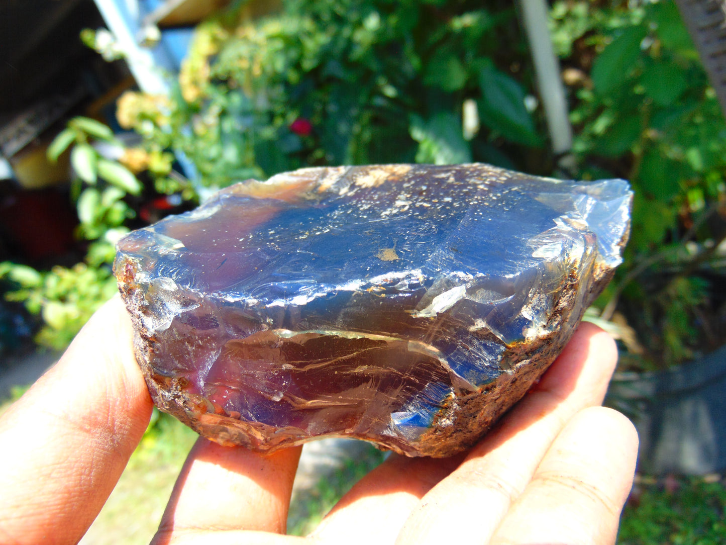 130 gram Rough Raw Indonesian Blue Amber for Healing AGRB26