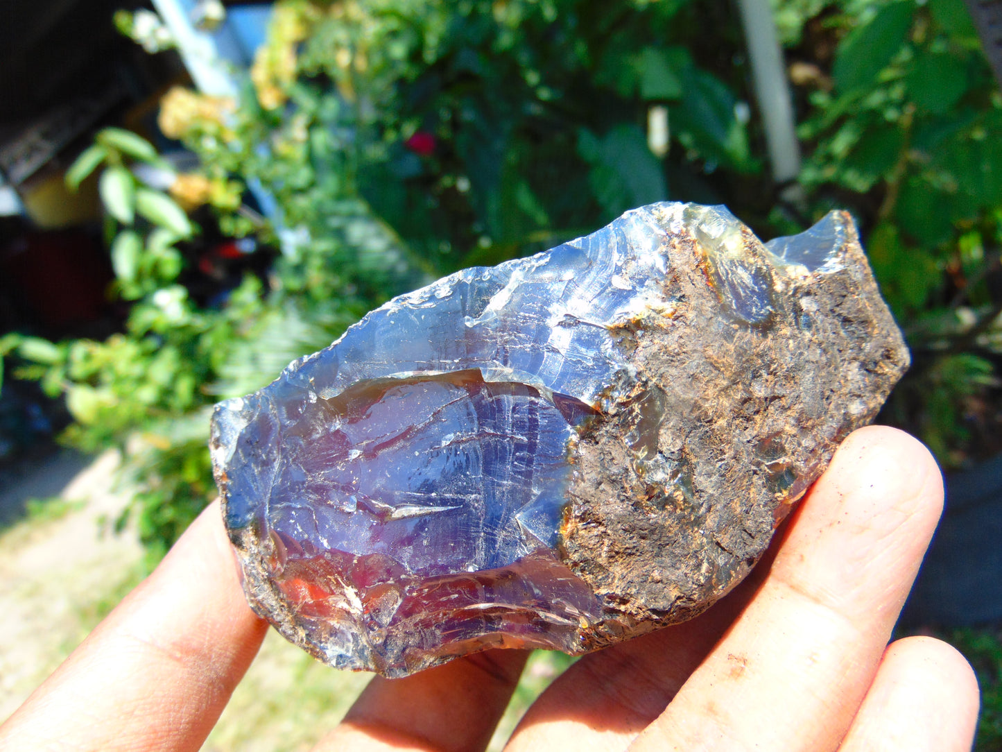 130 gram Rough Raw Indonesian Blue Amber for Healing AGRB26